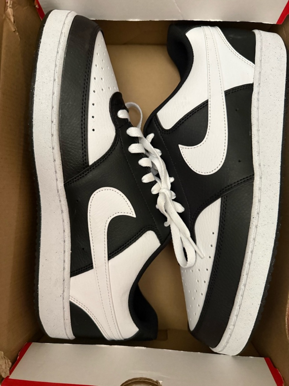 Nike Black and White Low-Top Sneakers